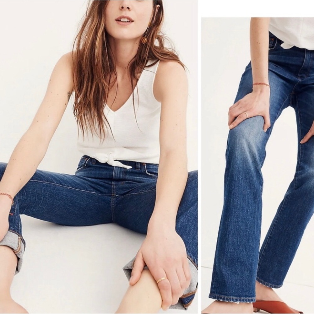 Madewell The High-Rise Slim Boyjean size 27.  Very good condition.